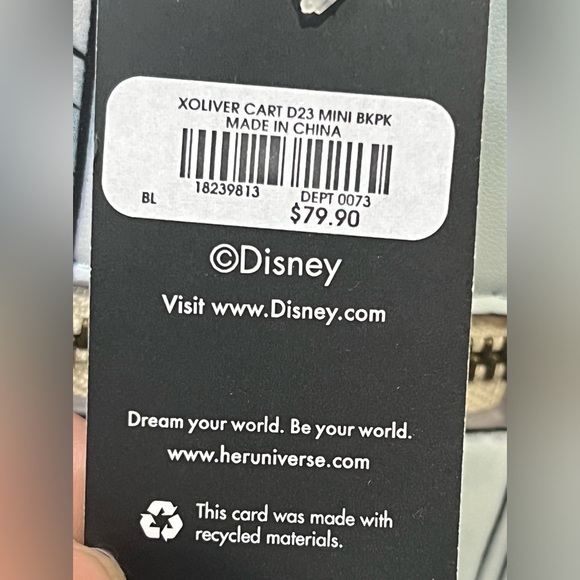 NWT Our Universe Disney’s Oliver and Company backpack w/matching wallet main image 15